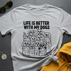 Better With Dogs-Shirt