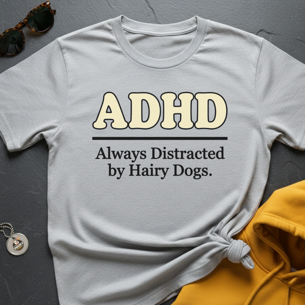 Hairy Dog ADHD T-Shirt