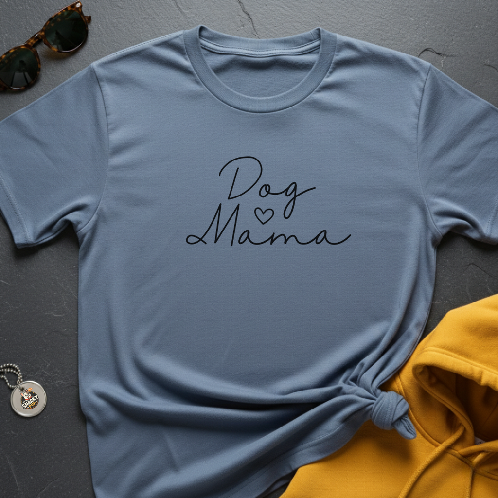 Dog Mama Cursive T-Shirt
