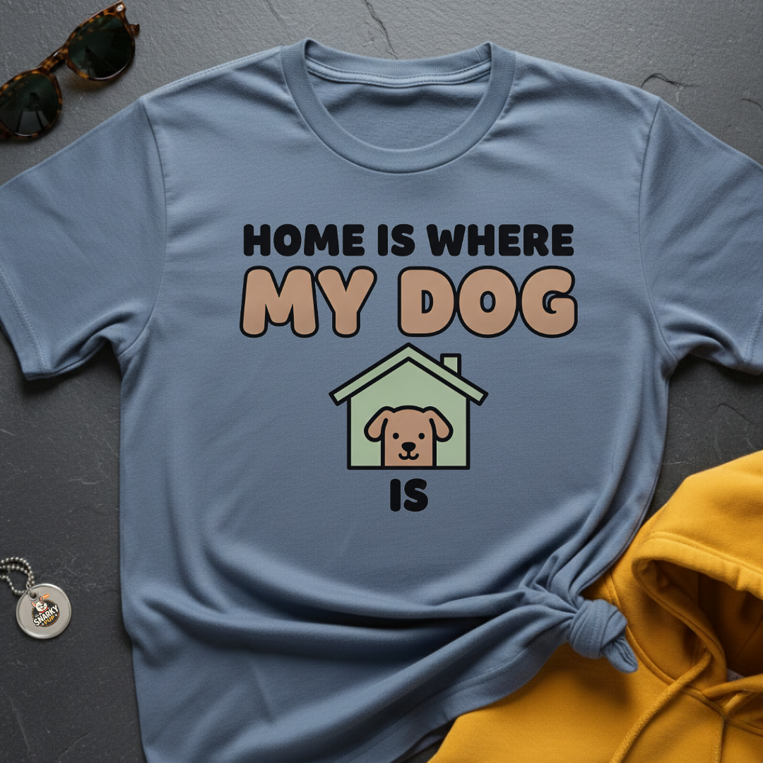 Where My Dog Is T-Shirt