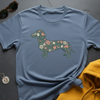Floral Doxie T-Shirt