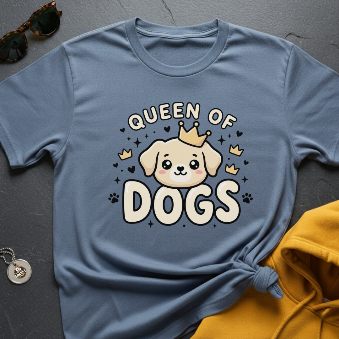 Kawaii Queen of Dogs T-Shirt