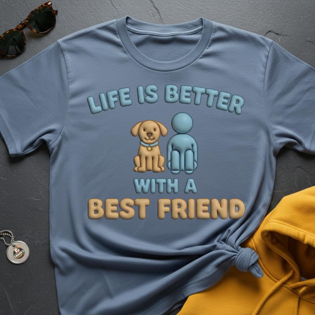 Best Friend Faux Puff T-Shirt