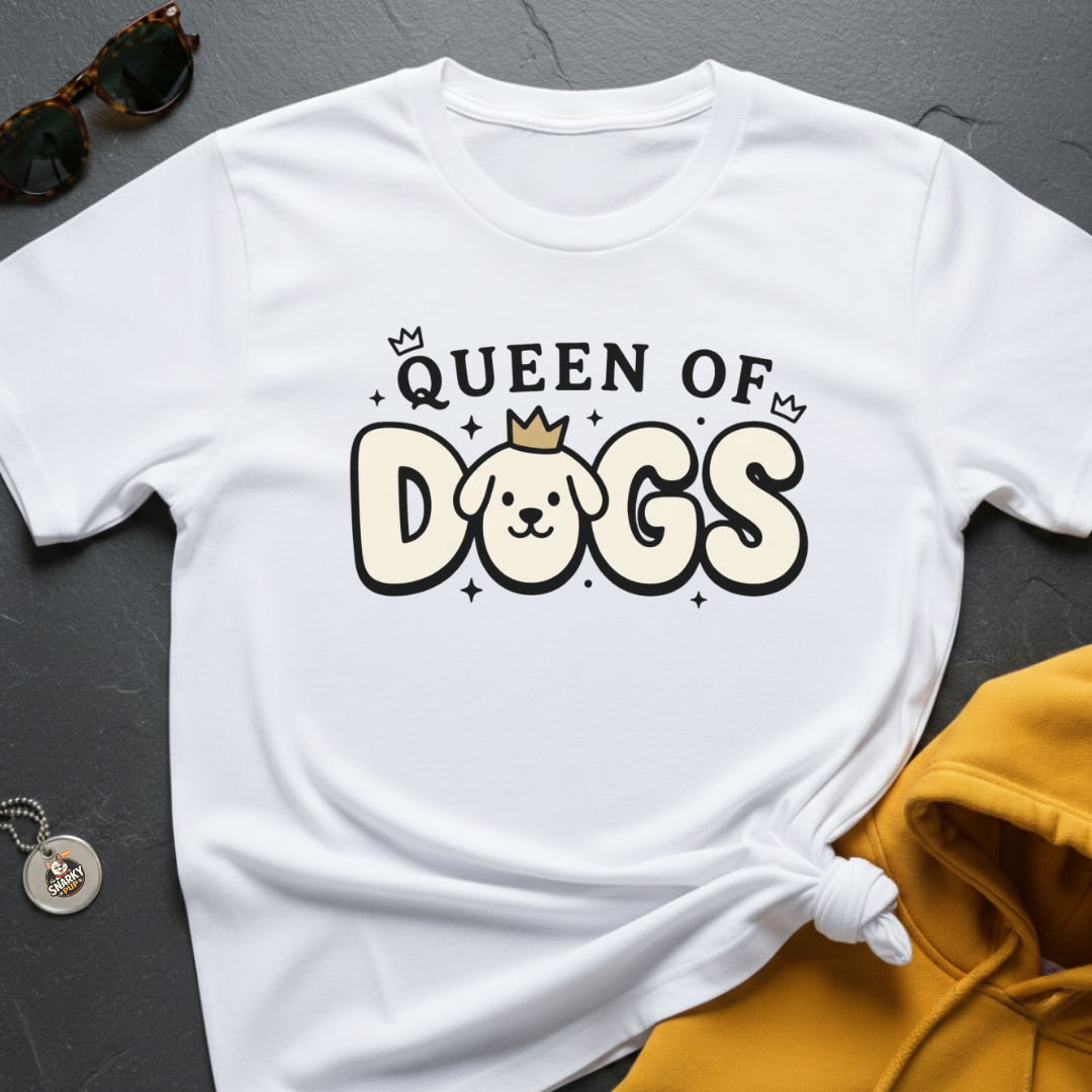 Cute Queen of Dogs T-Shirt