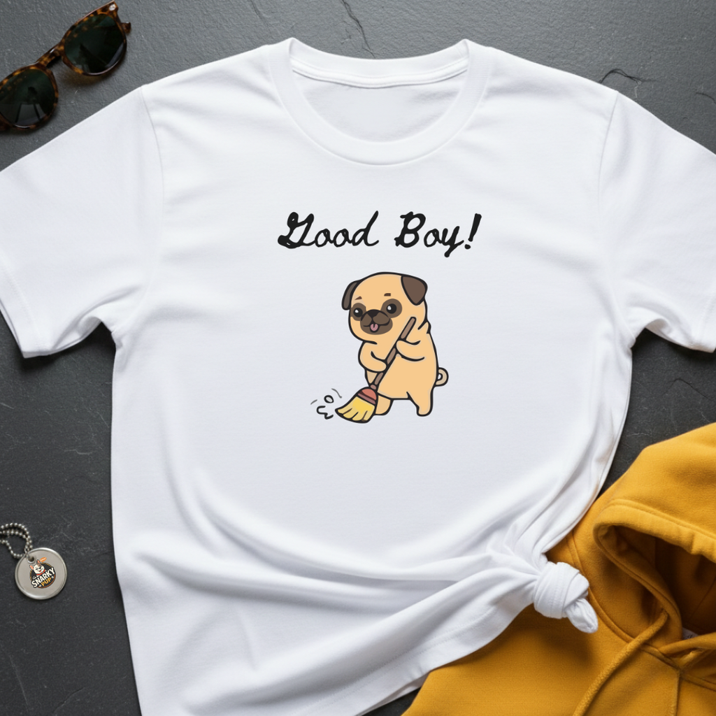 Good Boy Pug T-Shirt