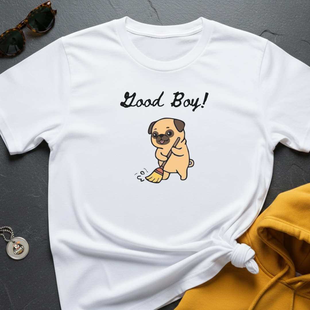 Good Boy Pug T-Shirt