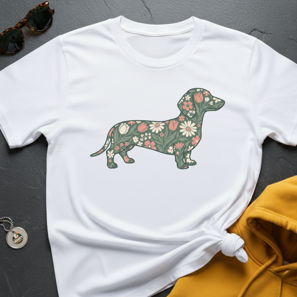 Botanical Doxie T-Shirt