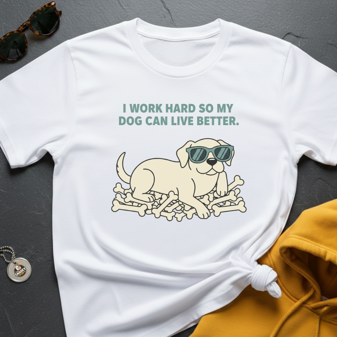 Work Hard Dog T-Shirt