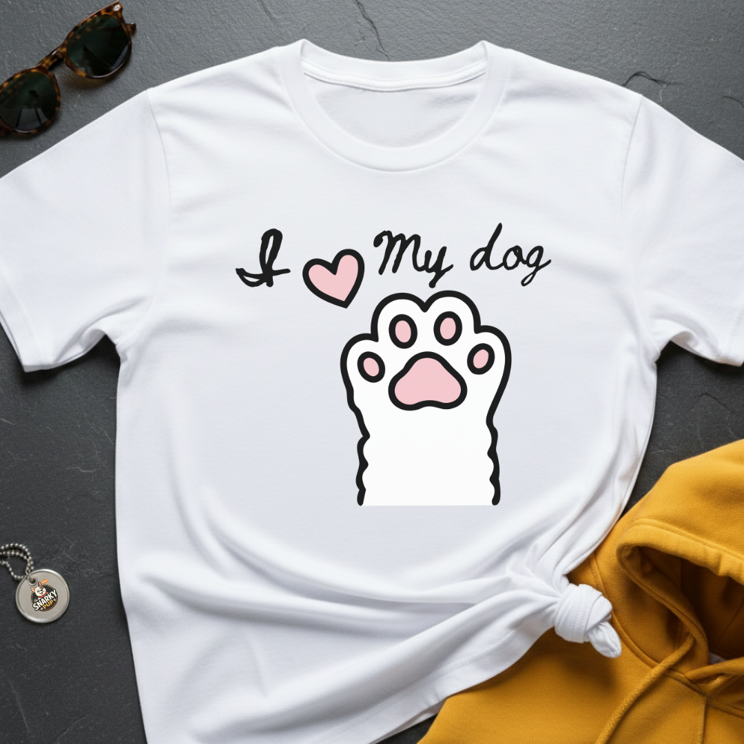 I Love My Dog T-Shirt